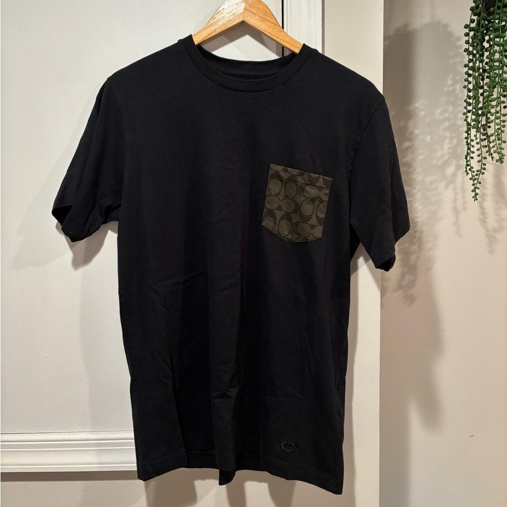 Coach Black Crewneck Tee
